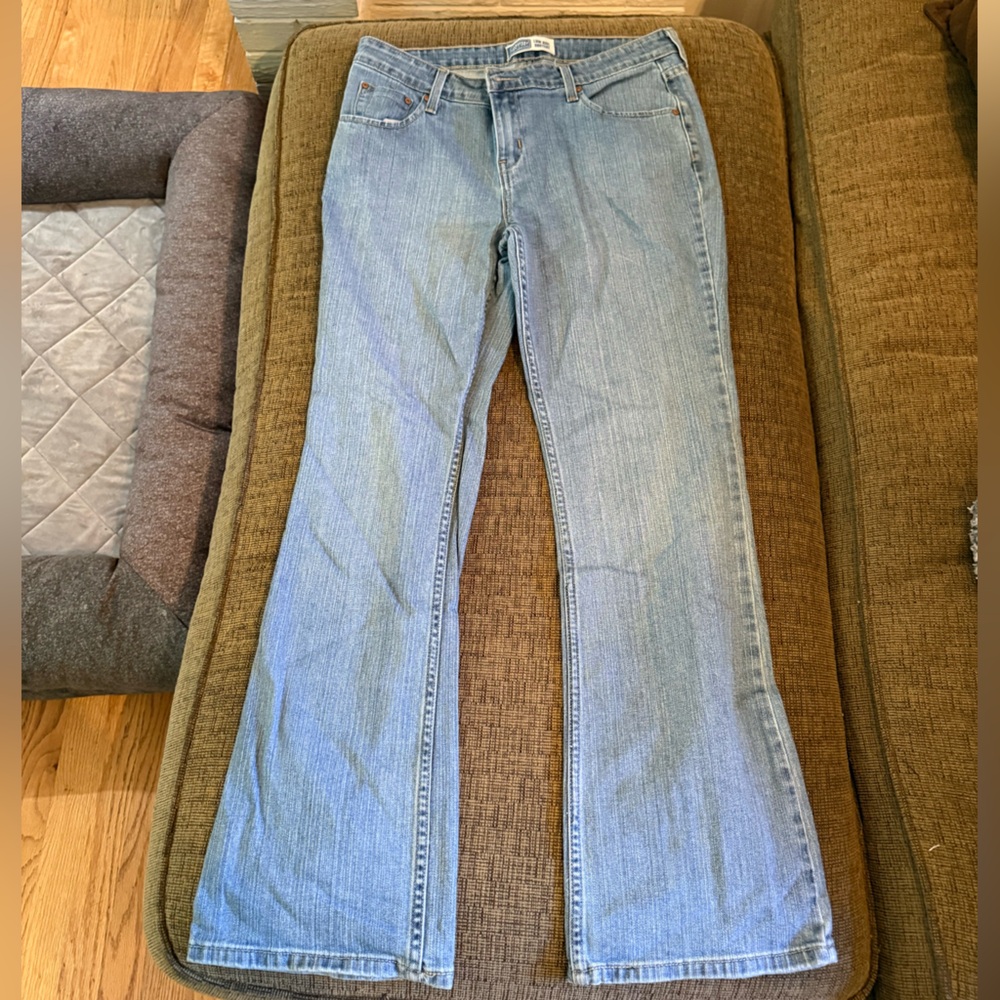 Vintage Levi's Signature Low Rise Bootcut Jeans - Light Blue